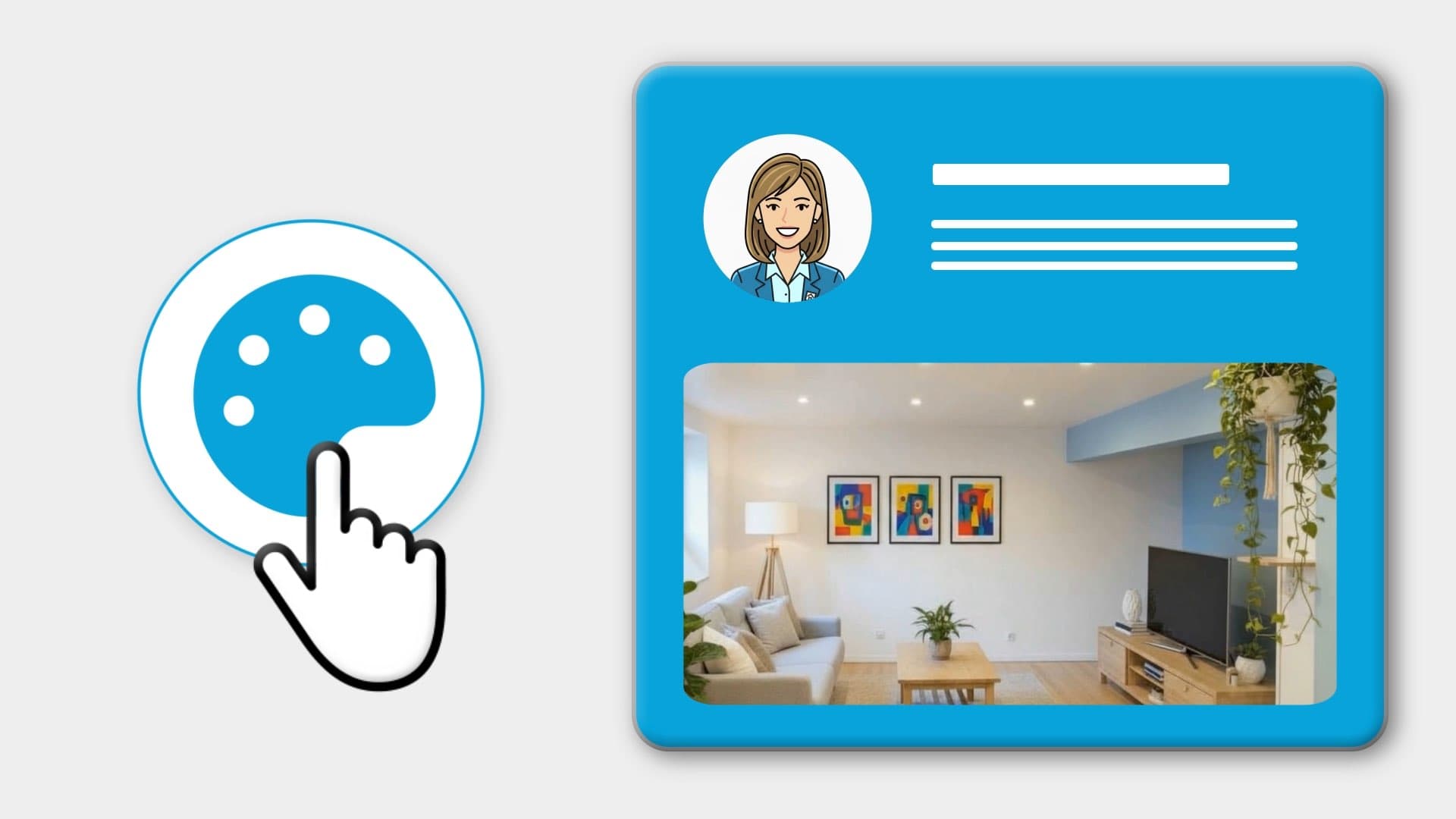 Customize your posts.
With your colors, logos, texts...