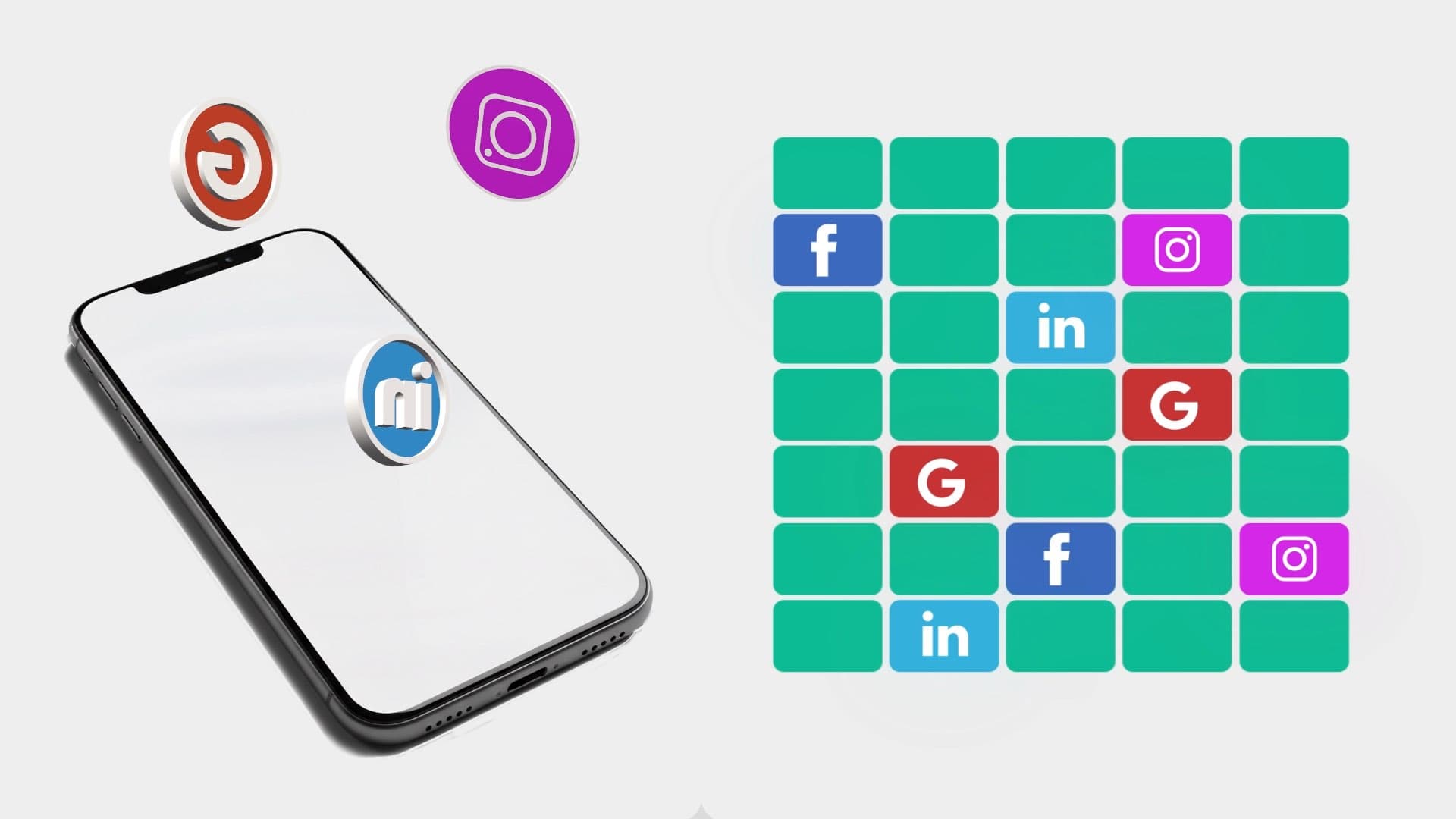 Publish and schedule in 2 clicks on all your social networks.