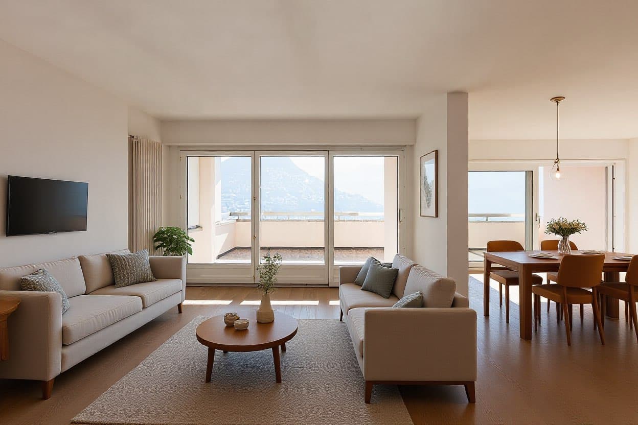 Virtual projection home staging IACrea