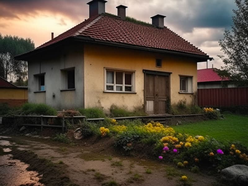 Foto original de una casa
